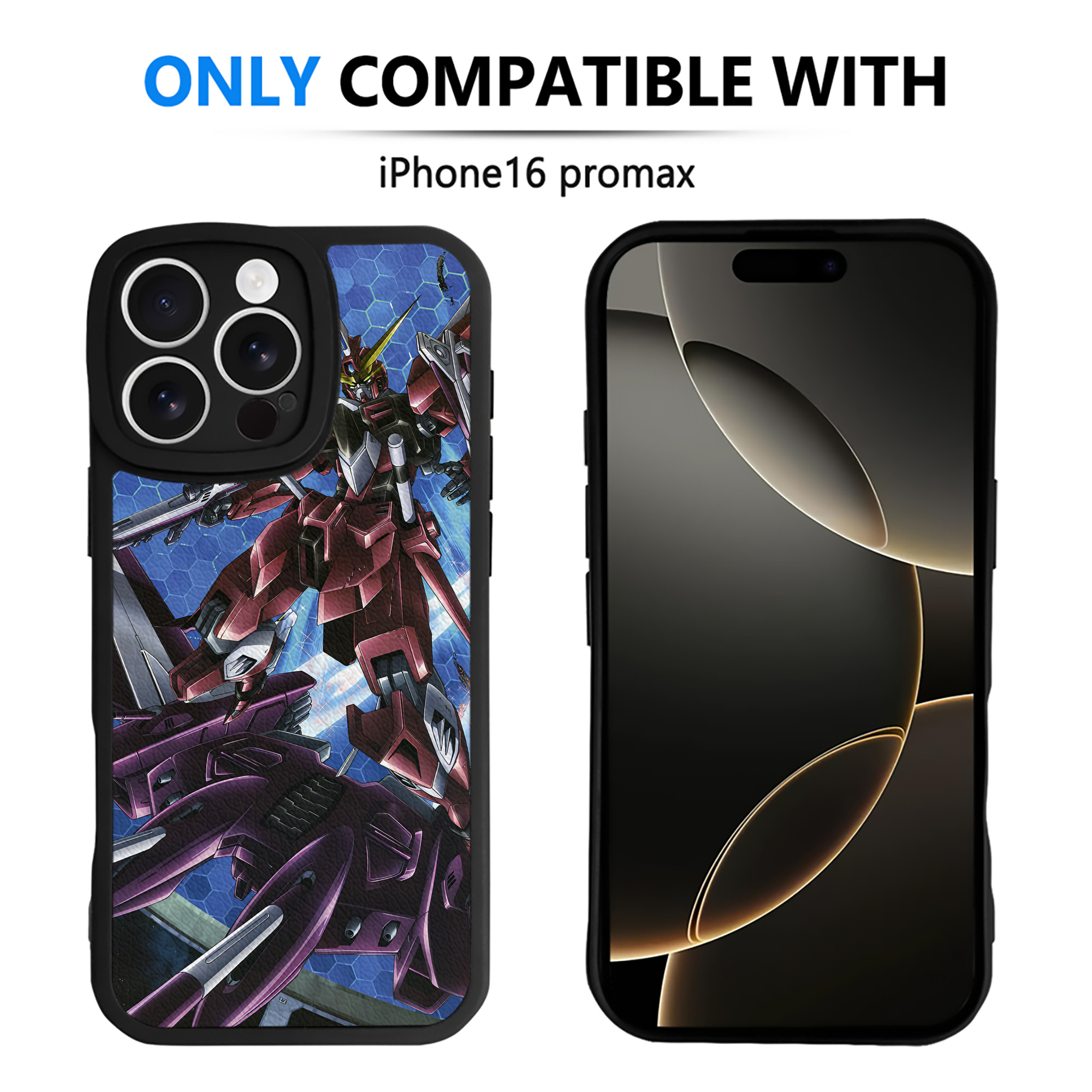 （画像用） 機動戦士ガンダム Mobile Suit Gundam 【iPhone 16シリーズ対応】シリコンスマホケース（レザー調） 材質：シリコン